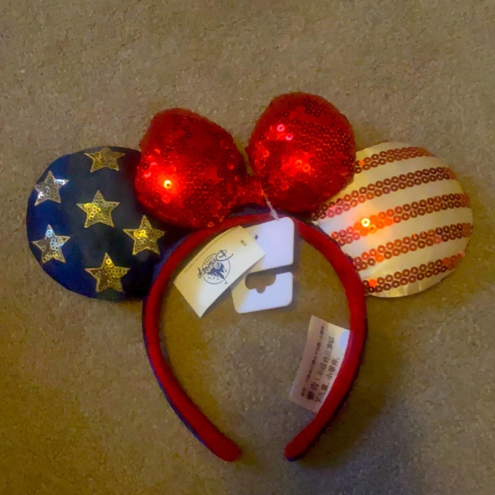 Patriotic Minnie ears